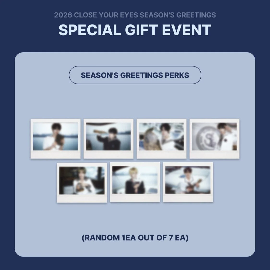 CLOSE YOUR EYES - 2026 SEASON'S GREETINGS - Image 2