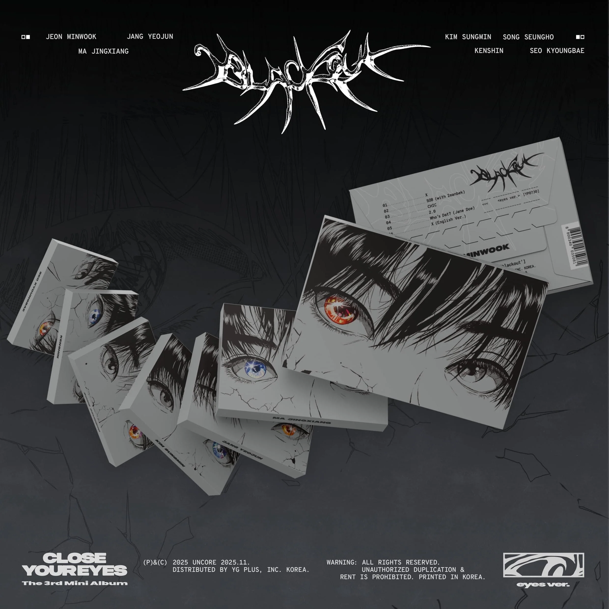 CLOSE YOUR EYES - BLACKOUT (EVER MUSIC ALBUM) - Image 4