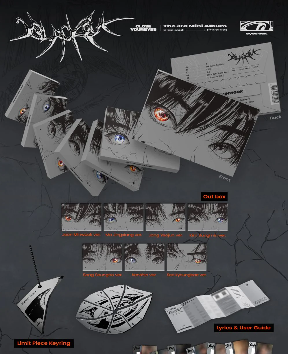 CLOSE YOUR EYES - BLACKOUT (EVER MUSIC ALBUM) - Image 5