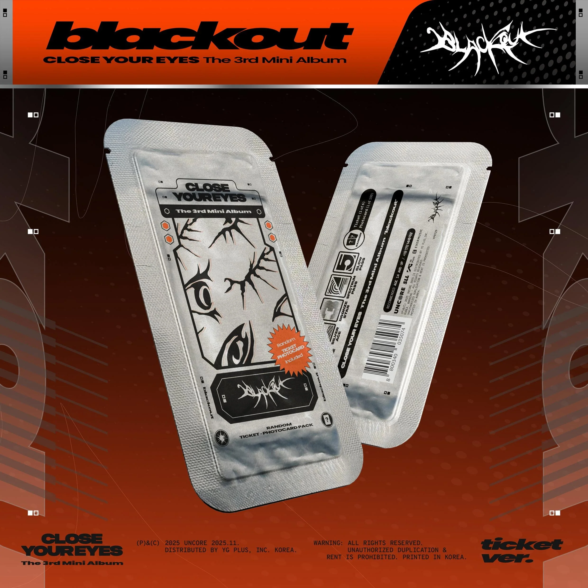 CLOSE YOUR EYES - BLACKOUT (EVER MUSIC ALBUM) - Image 7