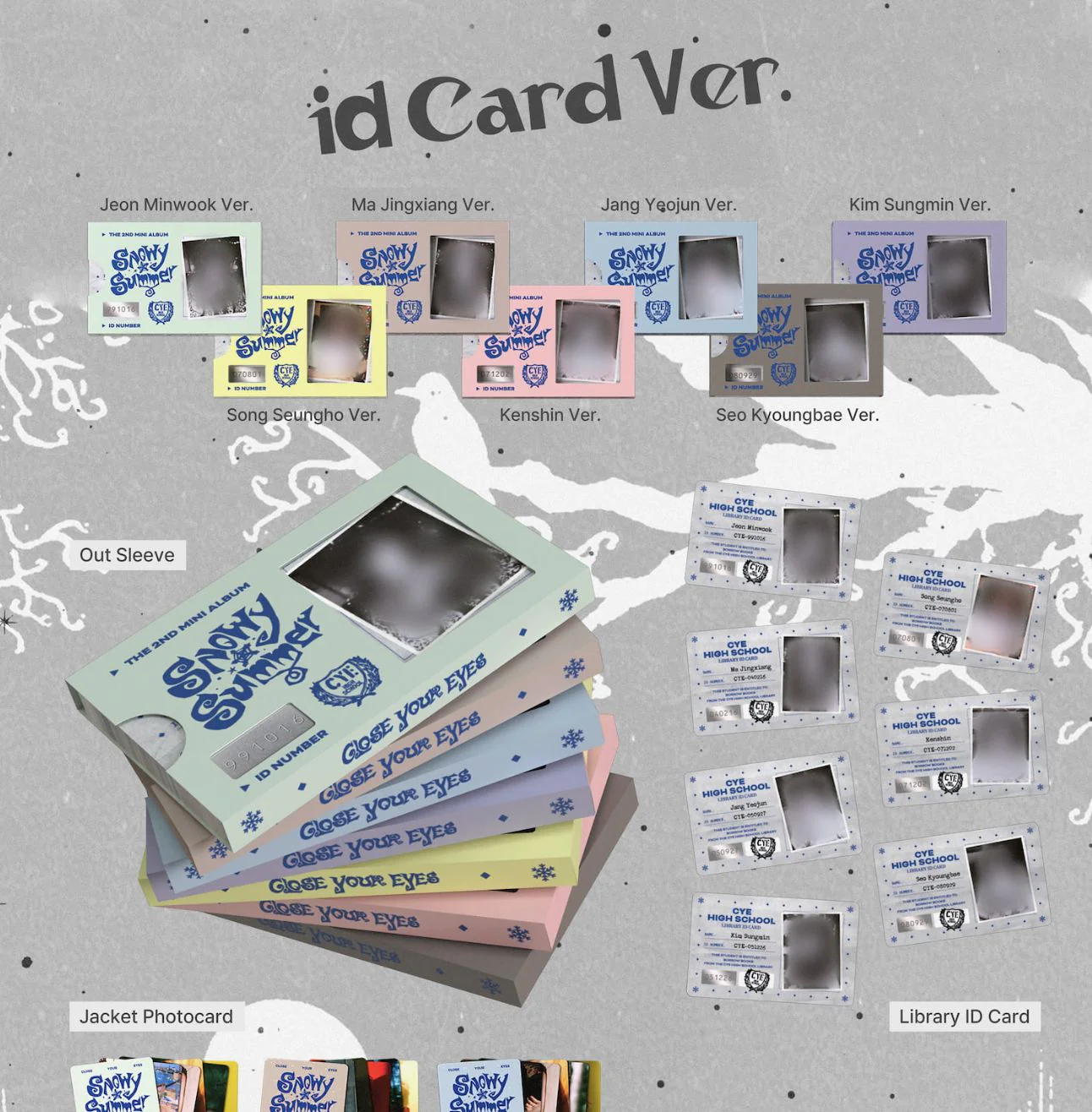 CLOSE YOUR EYES - SNOWY SUMMER (POCA ALBUM VER.) - Image 5