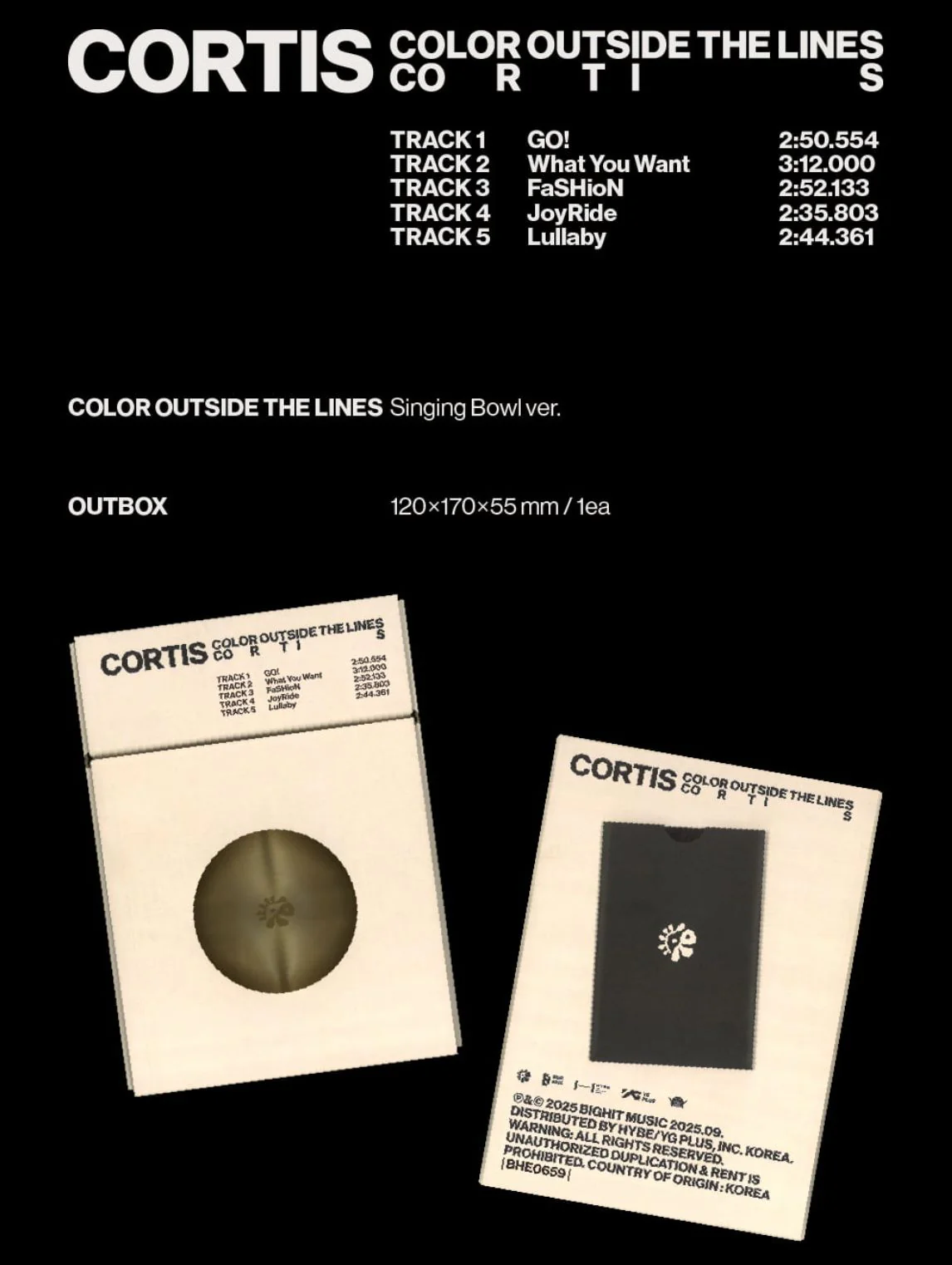 CORTIS - COLOR OUTSIDE THE LINES (SINGING BOWL VER.) - Image 2