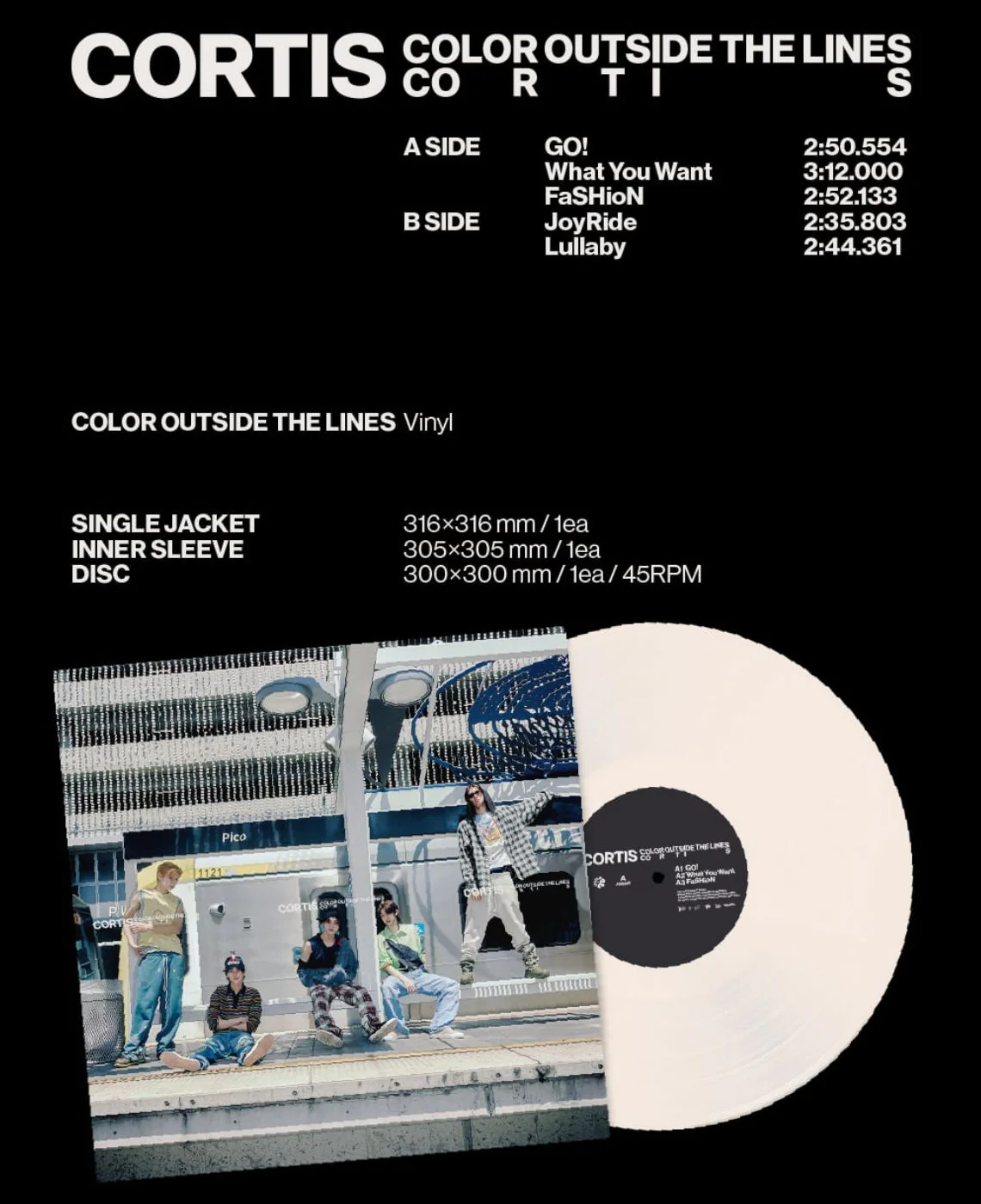 CORTIS - COLOR OUTSIDE THE LINES (VINYL) - Image 2