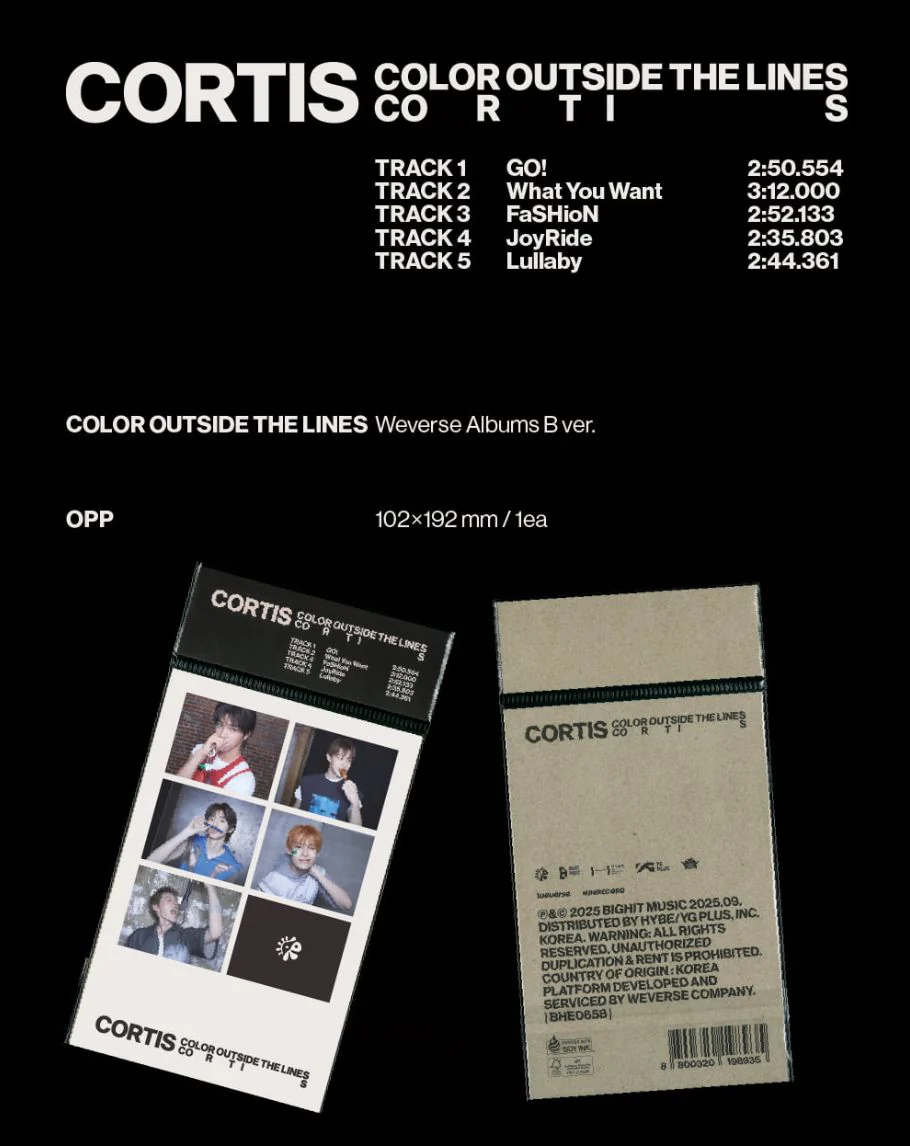 CORTIS - COLOR OUTSIDE THE LINES (WEVERSE ALBUMS VER.) - Image 5