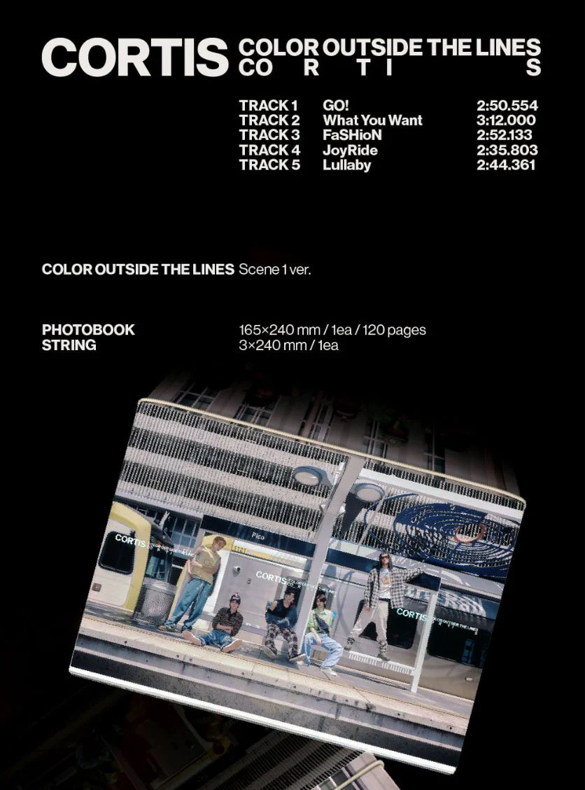 CORTIS - COLOR OUTSIDE THE LINES + Soundwave Lucky Draw Photocard - Image 3