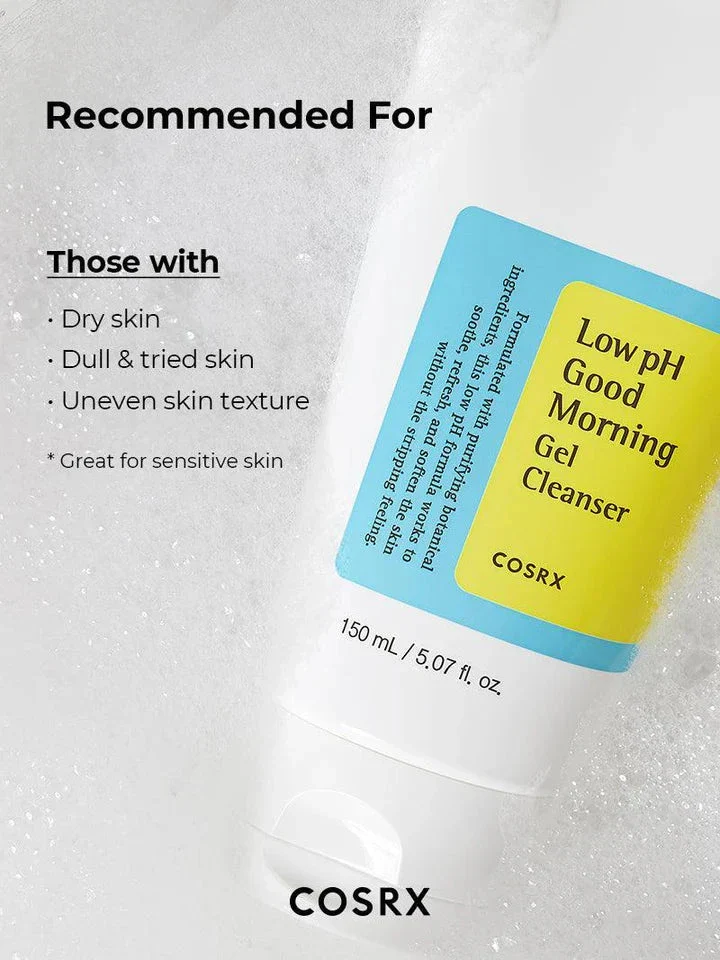 COSRX - LOW PH GOOD MORNING GEL CLEANSER (150ML) - Image 3