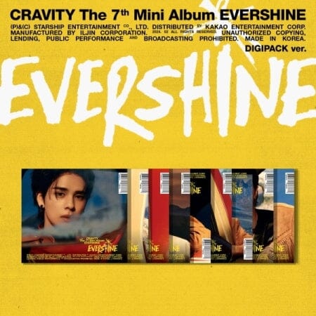CRAVITY - EVERSHINE (THE 7TH MINI ALBUM) DIGIPACK VER.