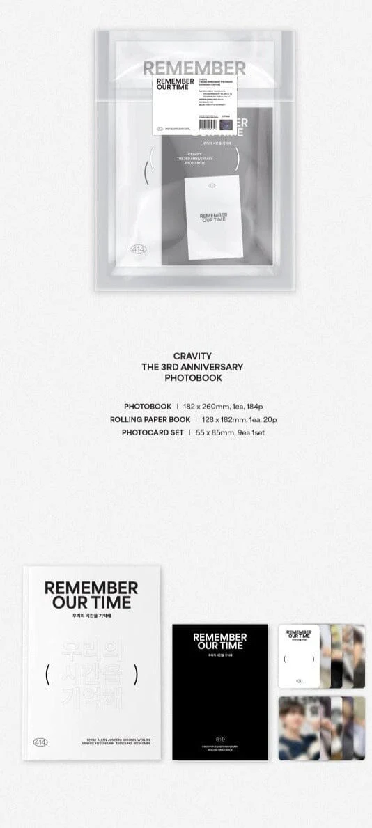 CRAVITY - THE 3RD ANNIVERSARY PHOTOBOOK [REMEMBER OUR TIME] - Image 2
