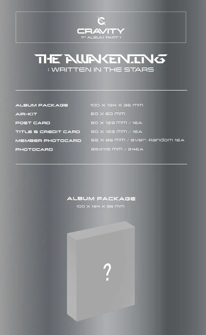CRAVITY - [The Awakening :Written in the Stars] Kit Album - Image 2