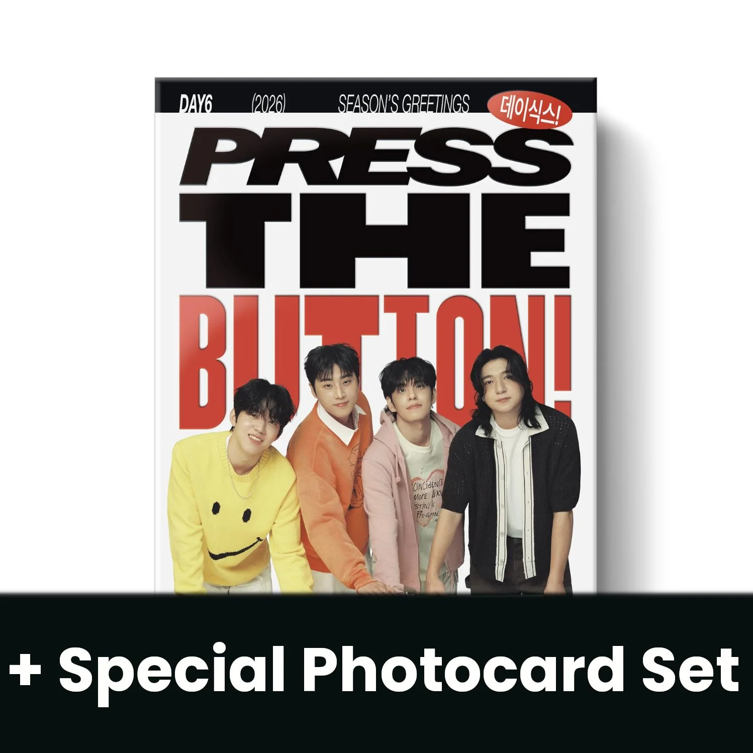DAY6 - 2026 SEASON'S GREETINGS (PRESS THE BUTTON) + Special Photocard Set