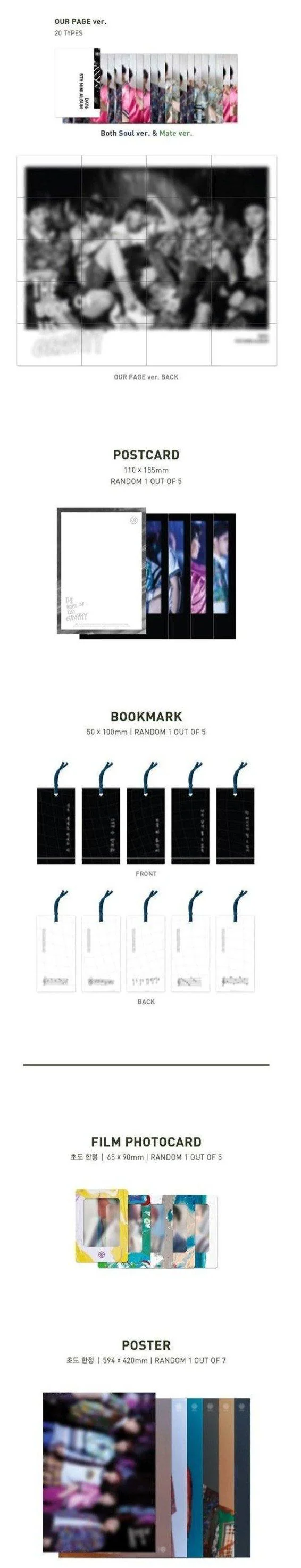 DAY6 - 5th Mini [The Book Of Us: Gravity] (Random Version) - Image 3