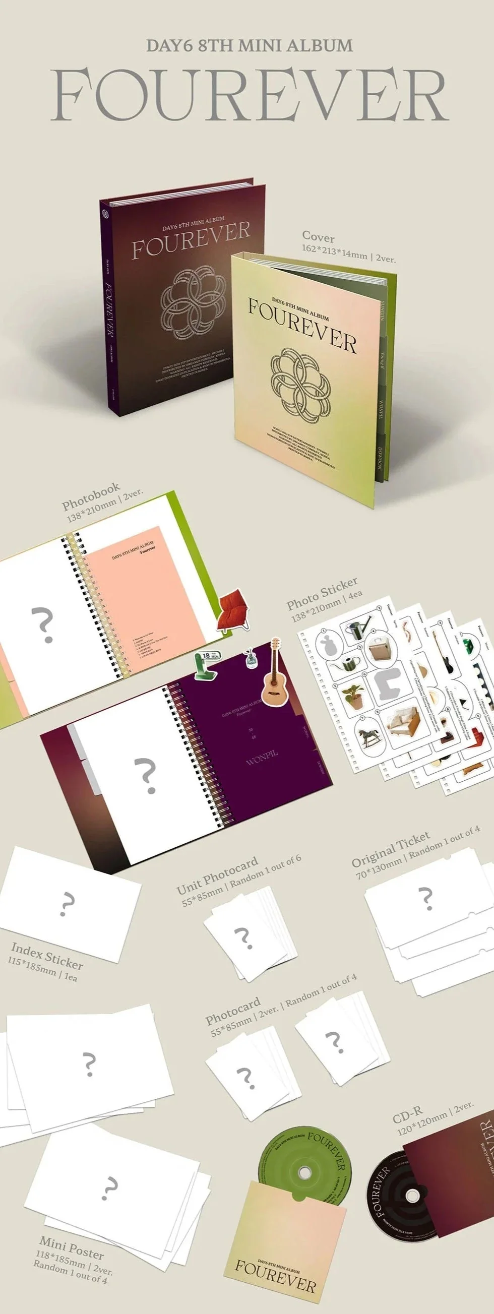 DAY6 - FOUREVER (8th Mini Album) Photobook Ver. - Image 2