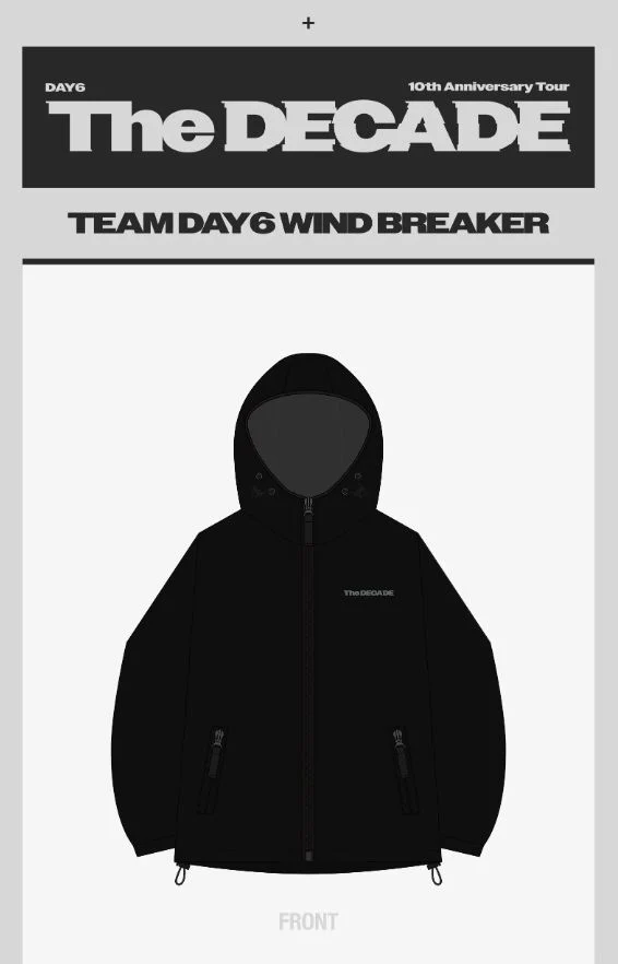 DAY6 - T-SHIRT & WIND BREAKER (THE DECADE '10TH ANNIVERSARY TOUR' MD) - Image 5