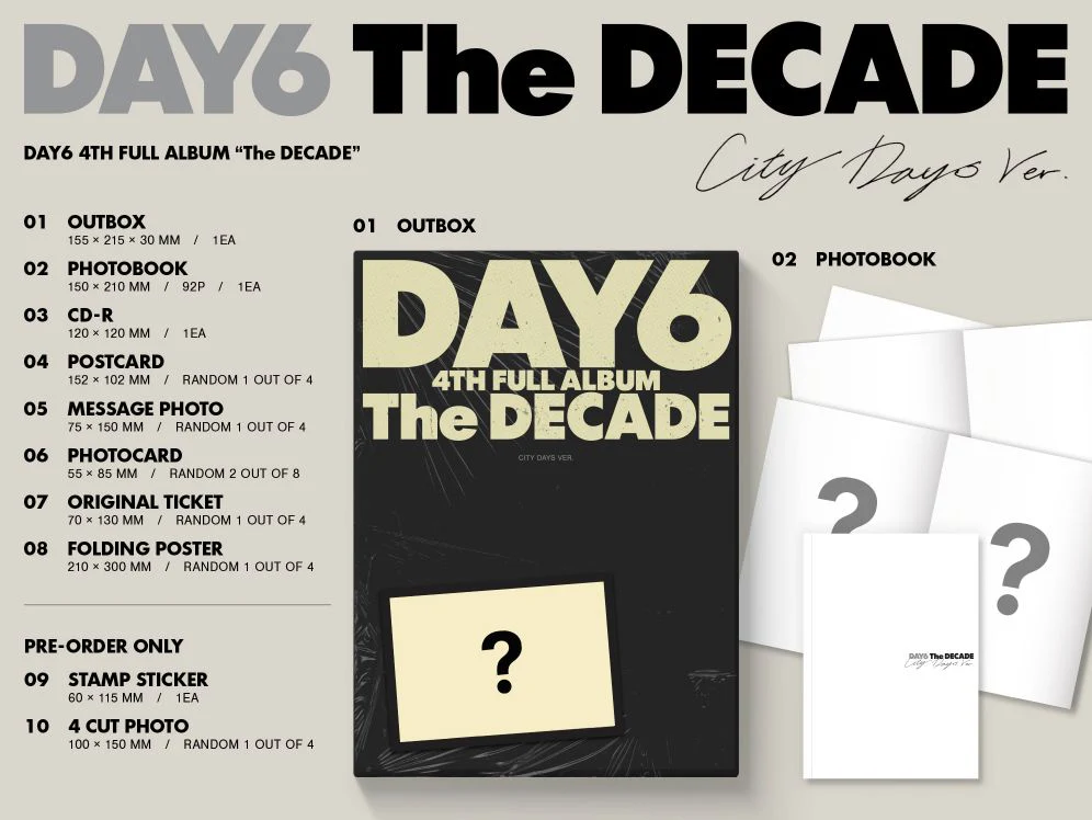DAY6 - THE DECADE + Apple Music Photocard - Image 5
