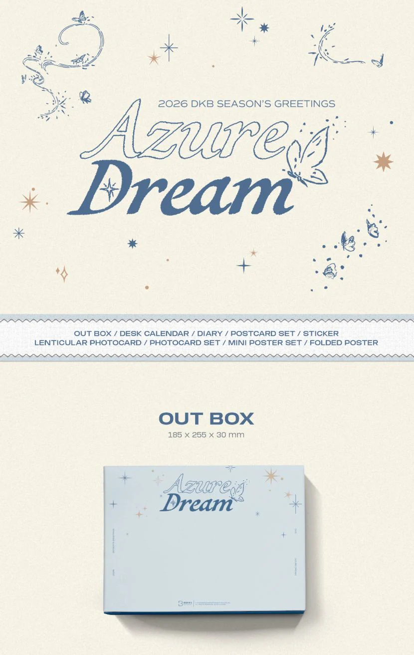 DKB - 2026 SEASON'S GREETINGS (AZURE DREAM) + Extra Photocard - Image 3