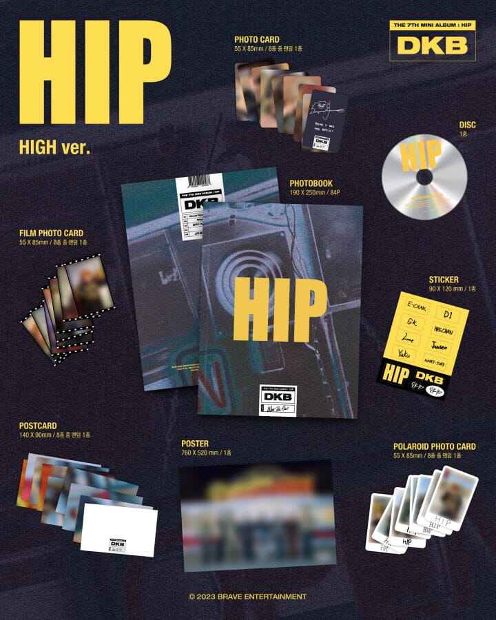 DKB - HIP (7TH MINI ALBUM) - Image 3