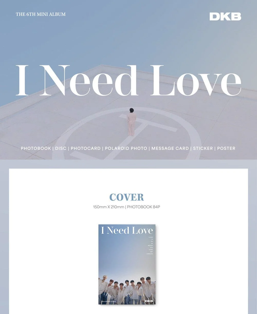 DKB - I NEED LOVE (6TH MINI ALBUM) - Image 2