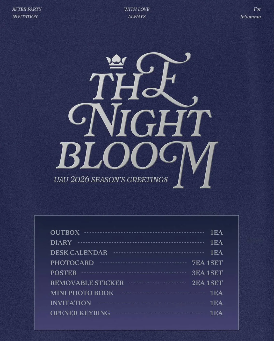 UAU (DREAMCATCHER) – 2026 SEASON'S GREETINGS (THE NIGHT BLOOM) - Image 2