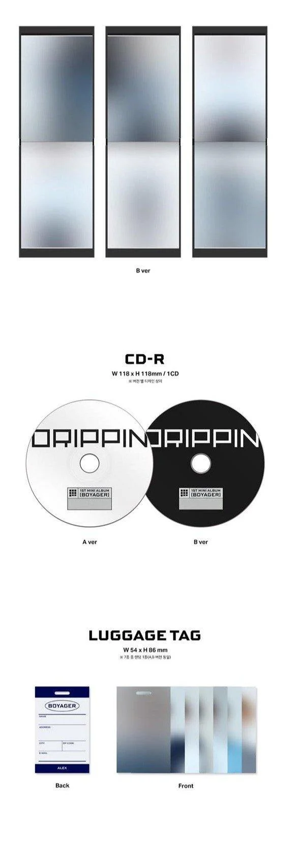 DRIPPIN - 1st Mini [Boyager] (Random Ver.) - Image 3