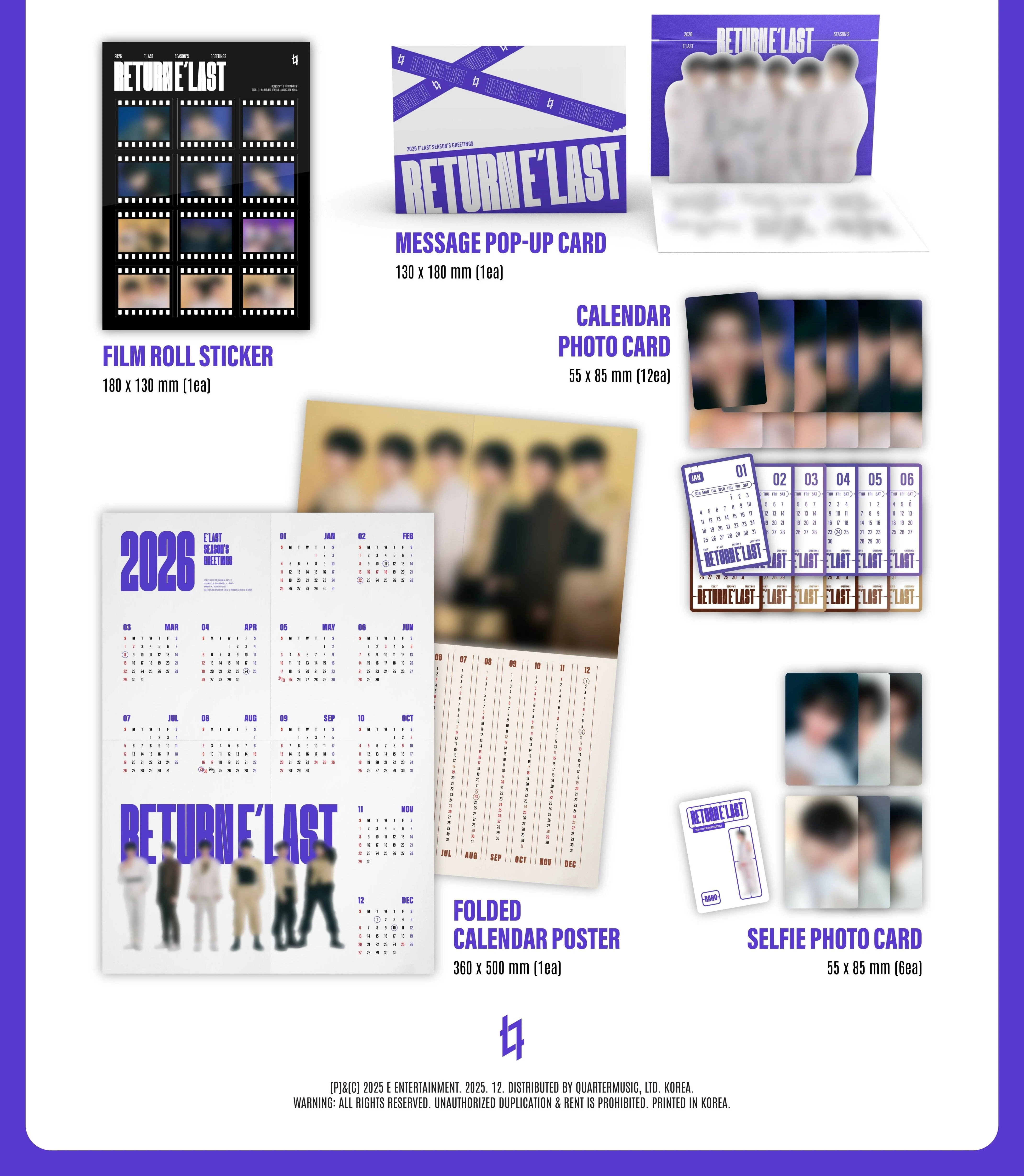 E'LAST - 2026 SEASON'S GREETINGS - Image 3