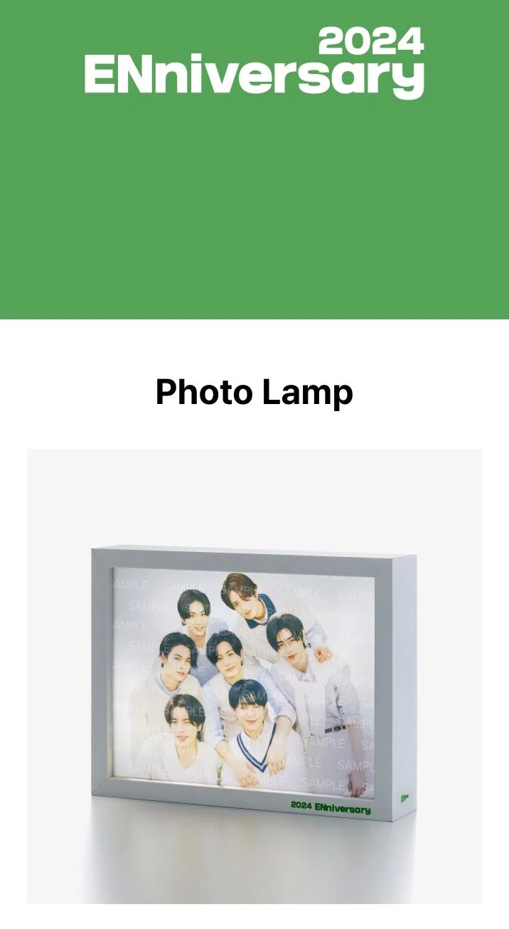 ENHYPEN - 2024 ENNIVERSARY PHOTO LAMP - Image 2