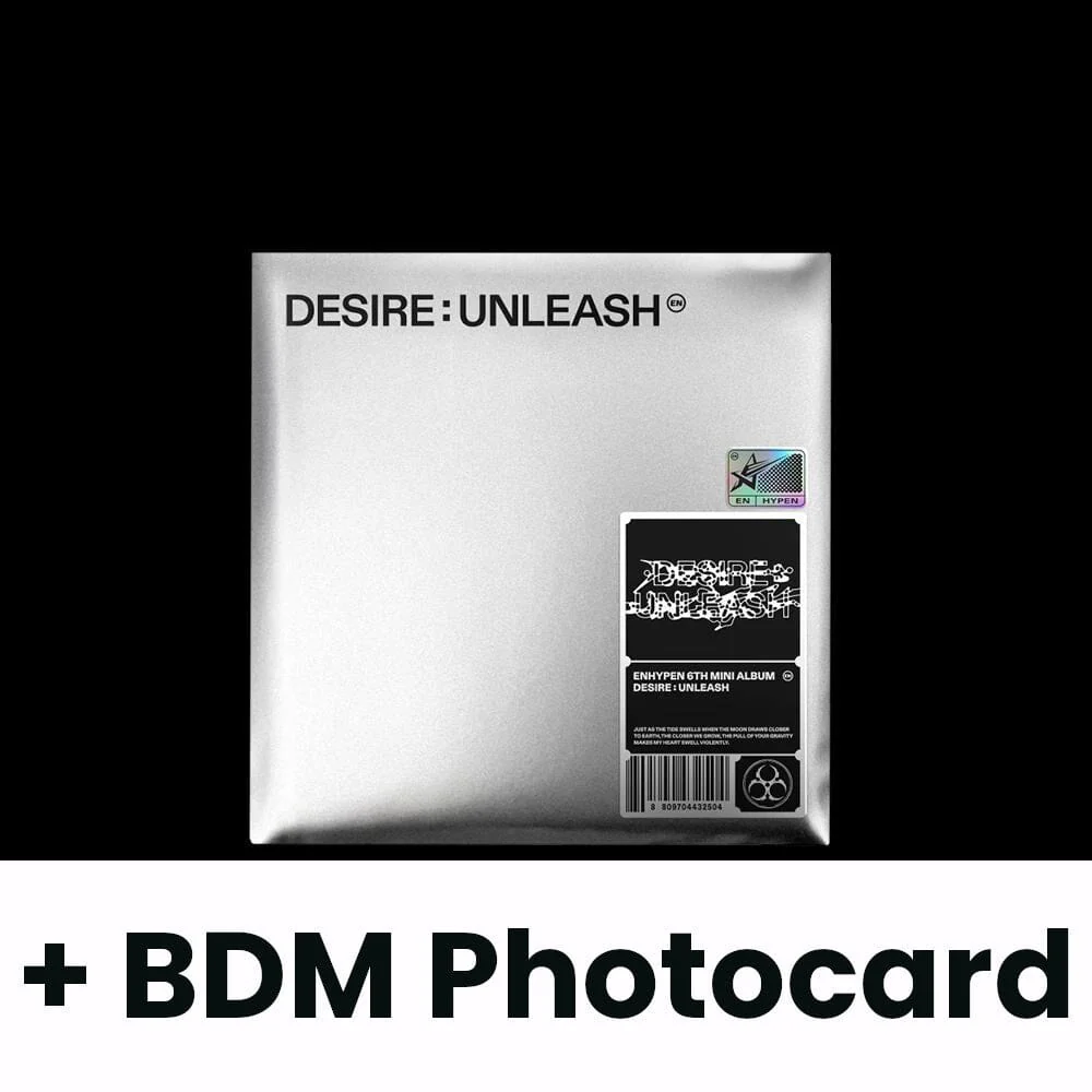 ENHYPEN - DESIRE : UNLEASH (ENGENE VER.) + BDM Photocard