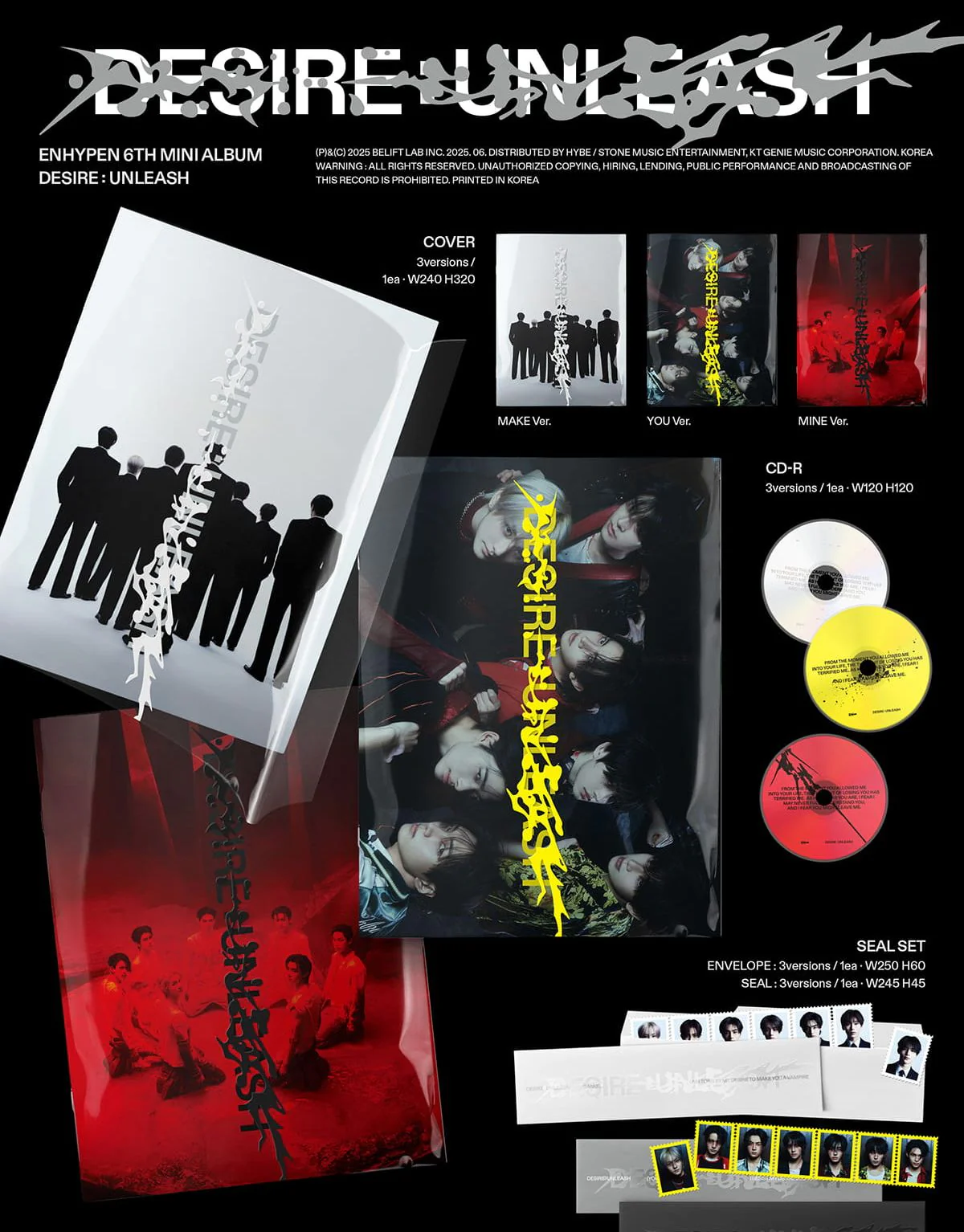 ENHYPEN - DESIRE : UNLEASH + Killing Voice Gift - Image 3