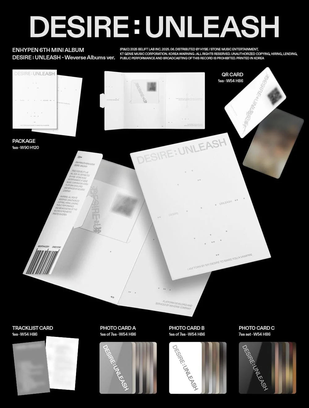 ENHYPEN - DESIRE : UNLEASH (WEVERSE ALBUMS VER.) - Image 2