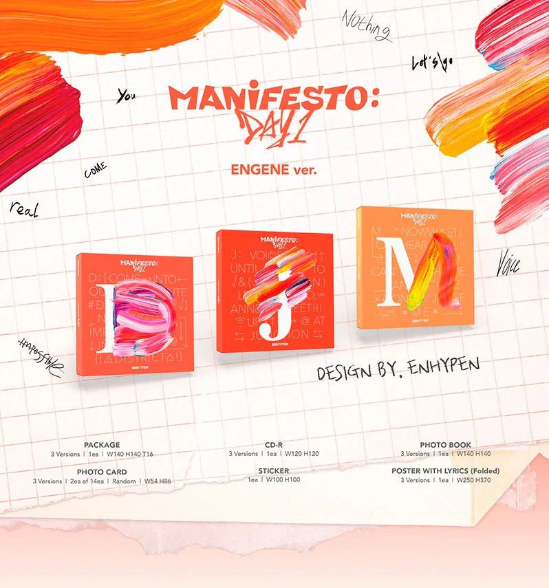 ENHYPEN- [MANIFESTO] : DAY 1 - ENGENE Version - Image 5
