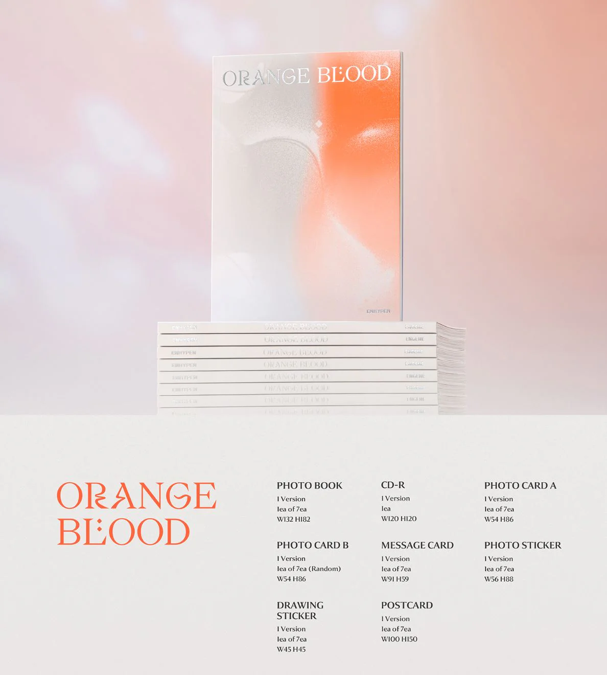ENHYPEN - ORANGE BLOOD (5TH MINI ALBUM) ENGENE VER. - Image 2