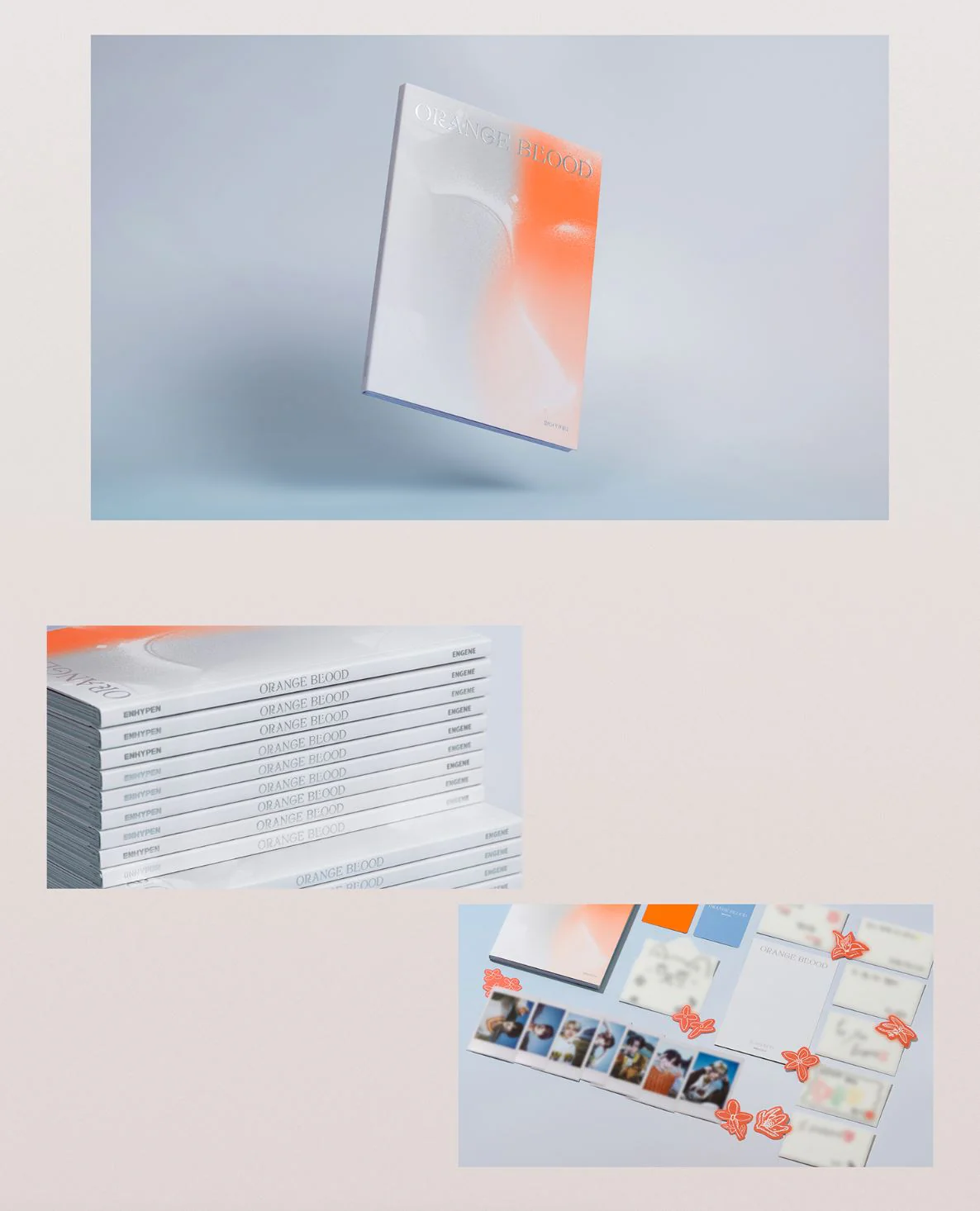 ENHYPEN - ORANGE BLOOD (5TH MINI ALBUM) ENGENE VER. + BDM Photocard - Image 3
