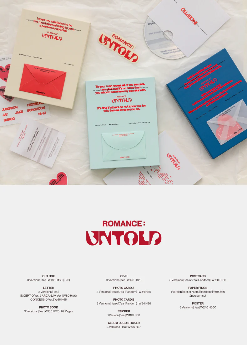 ENHYPEN - ROMANCE : UNTOLD (2ND STUDIO ALBUM) - Image 2