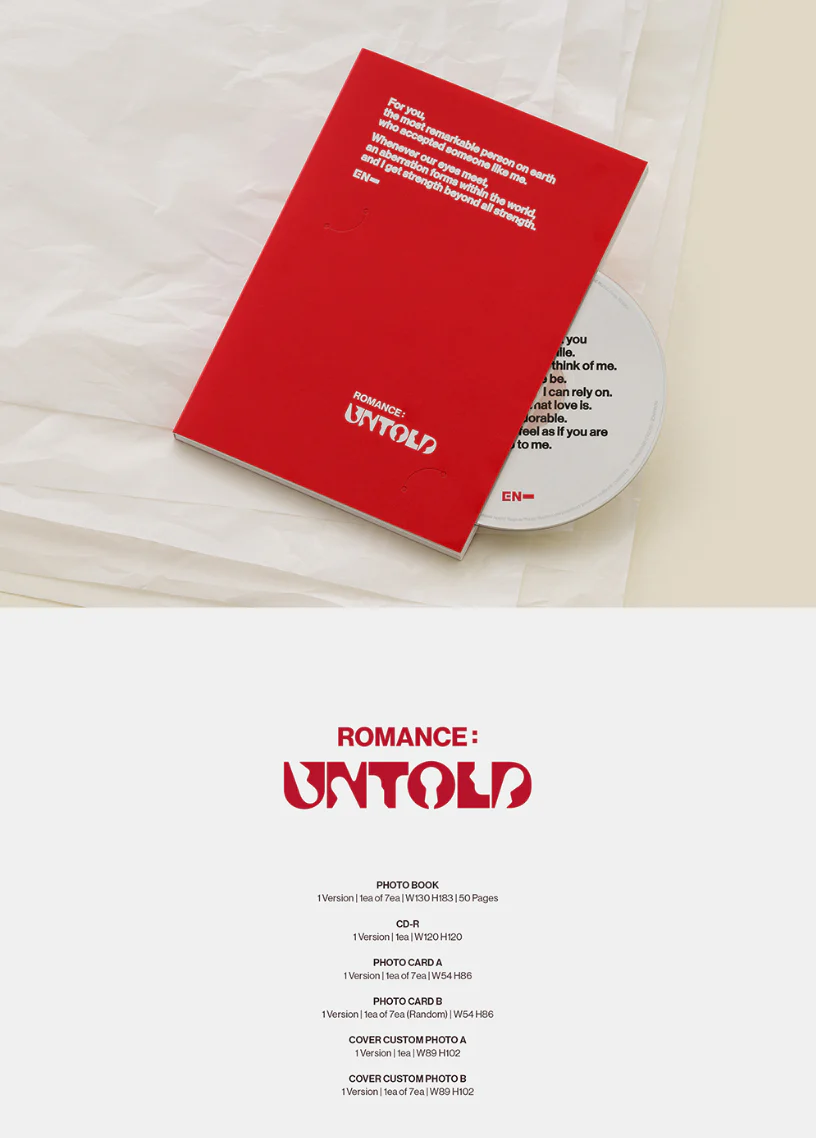 ENHYPEN - ROMANCE : UNTOLD (2ND STUDIO ALBUM) ENGENE VER. - Image 2