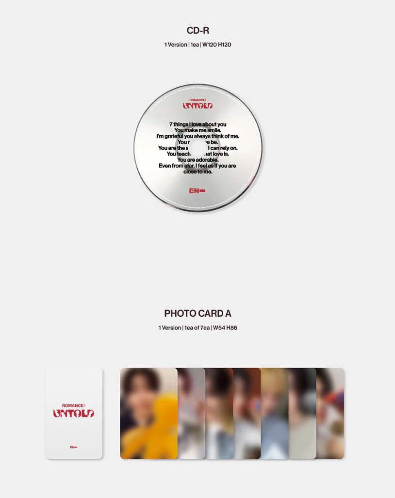 ENHYPEN - ROMANCE : UNTOLD (2ND STUDIO ALBUM) ENGENE VER. - Image 6