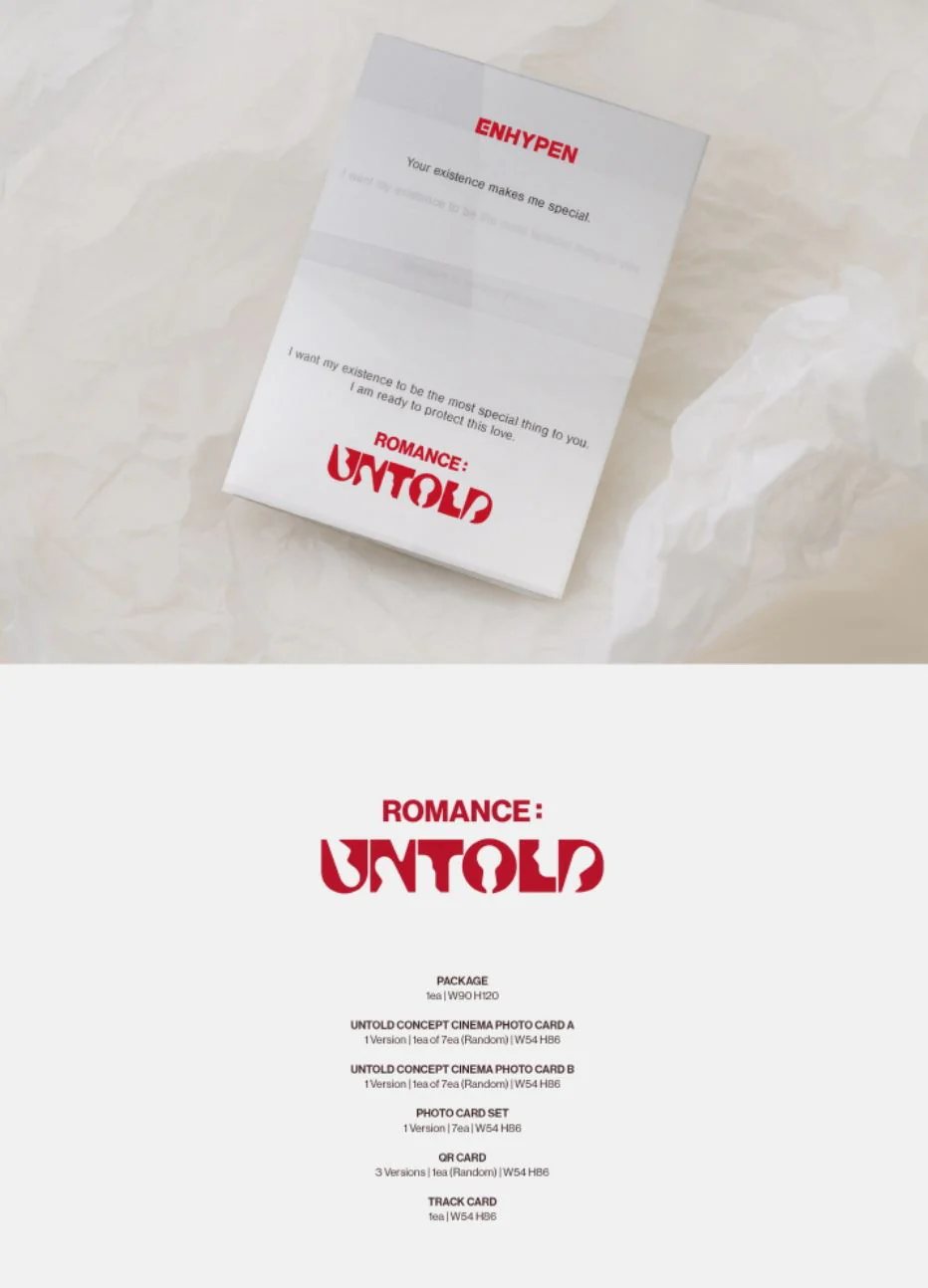 ENHYPEN - ROMANCE : UNTOLD (2ND STUDIO ALBUM) WEVERSE ALBUMS VER. - Image 2