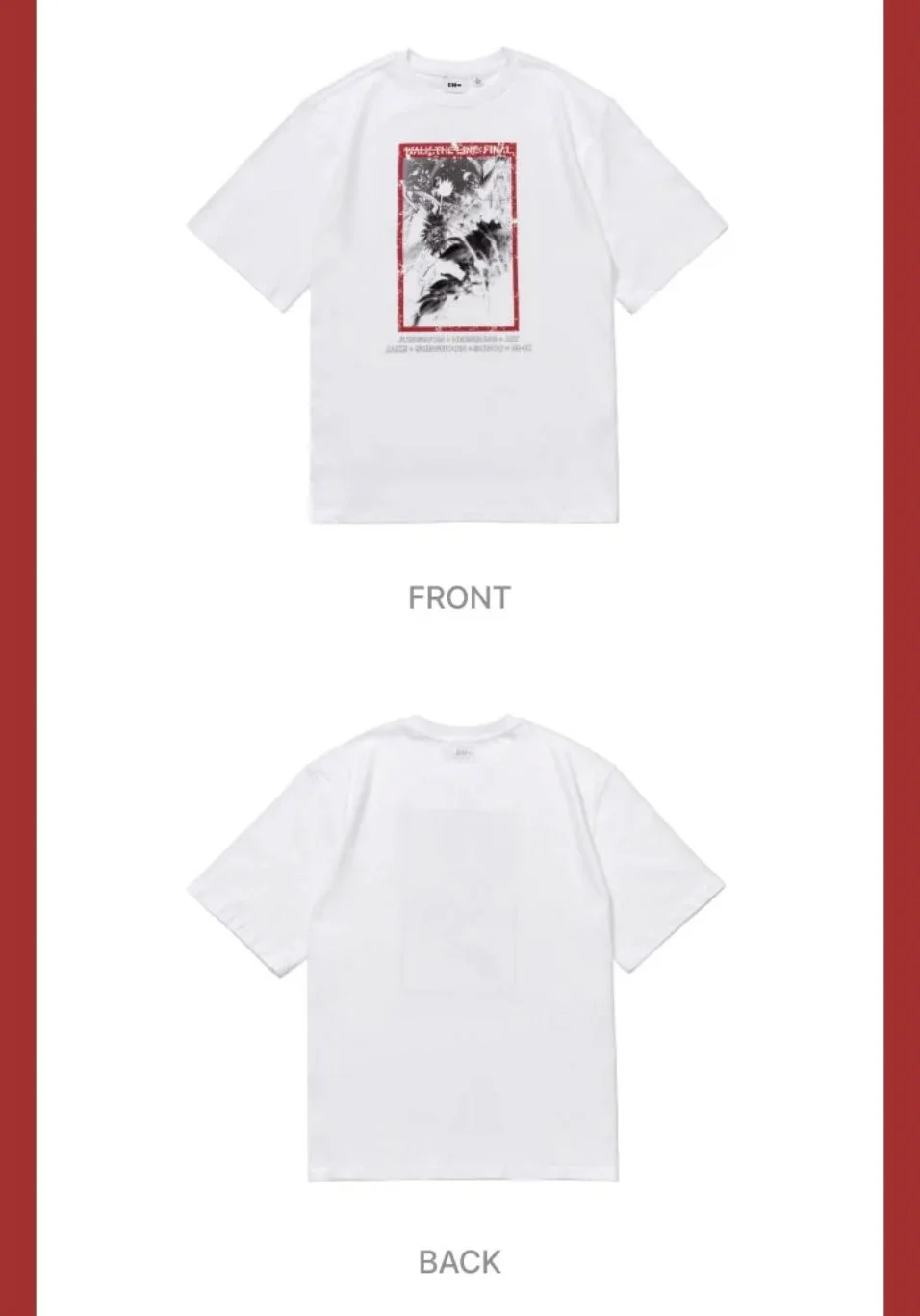 ENHYPEN - T-SHIRTS & HOODIE (WALK THE LINE : FINAL WORLD TOUR OFFICIAL MD) - Image 3