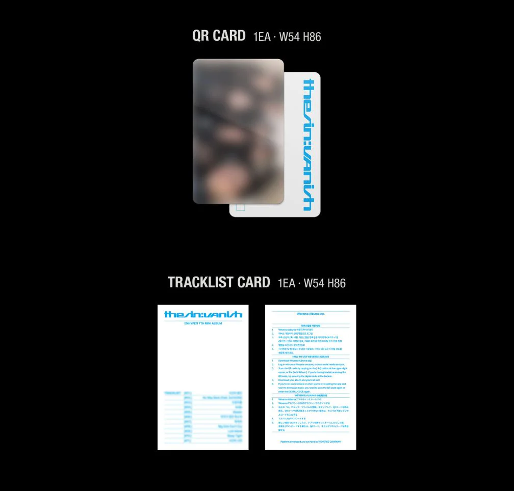 ENHYPEN - THE SIN: VANISH (WEVERSE ALBUMS VER.) + Weverse Lucky Draw Gift - Image 4