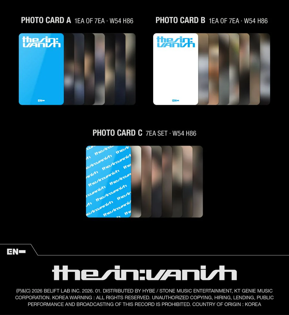 ENHYPEN - THE SIN: VANISH (WEVERSE ALBUMS VER.) + Weverse Lucky Draw Gift - Image 5