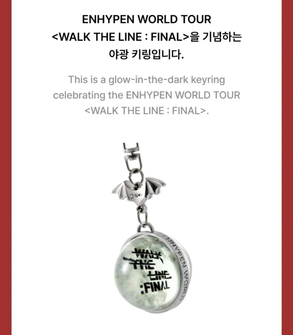 ENHYPEN - WALK THE LINE : FINAL WORLD TOUR OFFICIAL MD - Image 20