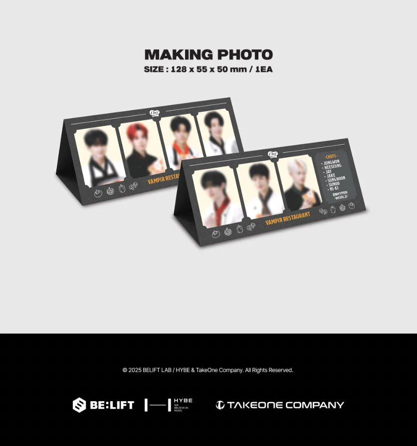 ENHYPEN - WORLD COUPON CARD COLLECTION (CHEF BASIC VER.) - Image 5