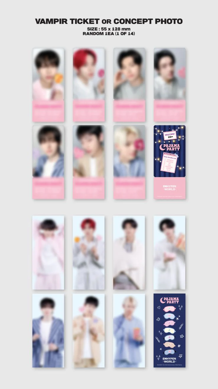 ENHYPEN - WORLD COUPON CARD COLLECTION (PAJAMA PARTY VER.) - Image 15