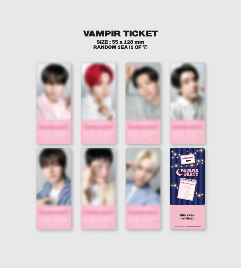 ENHYPEN - WORLD COUPON CARD COLLECTION (PAJAMA PARTY VER.) - Image 3