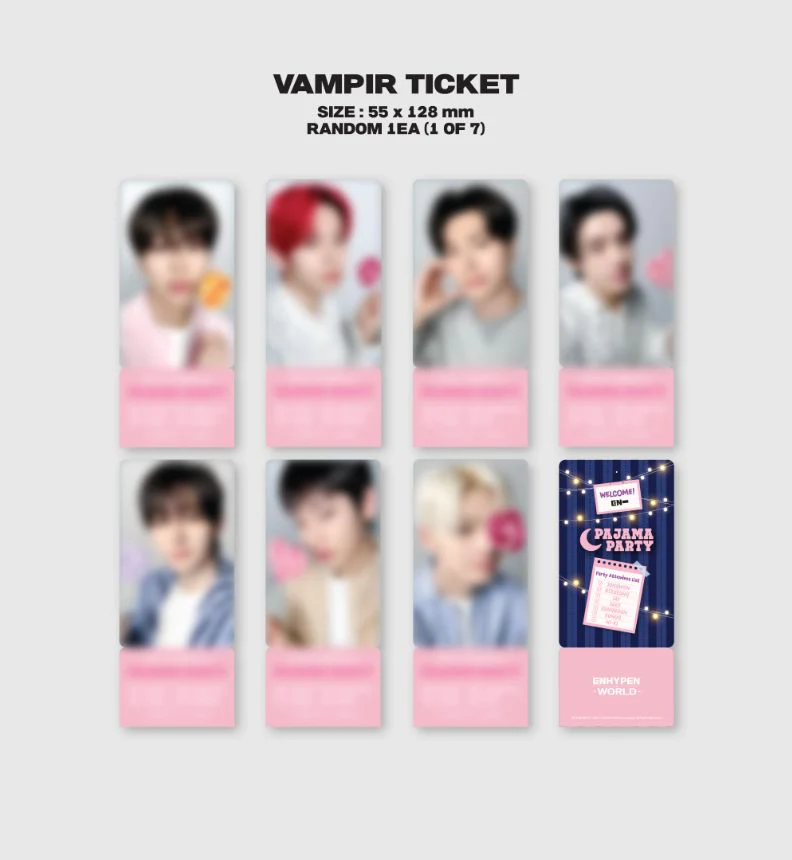 ENHYPEN - WORLD COUPON CARD COLLECTION (PAJAMA PARTY VER.) - Image 8