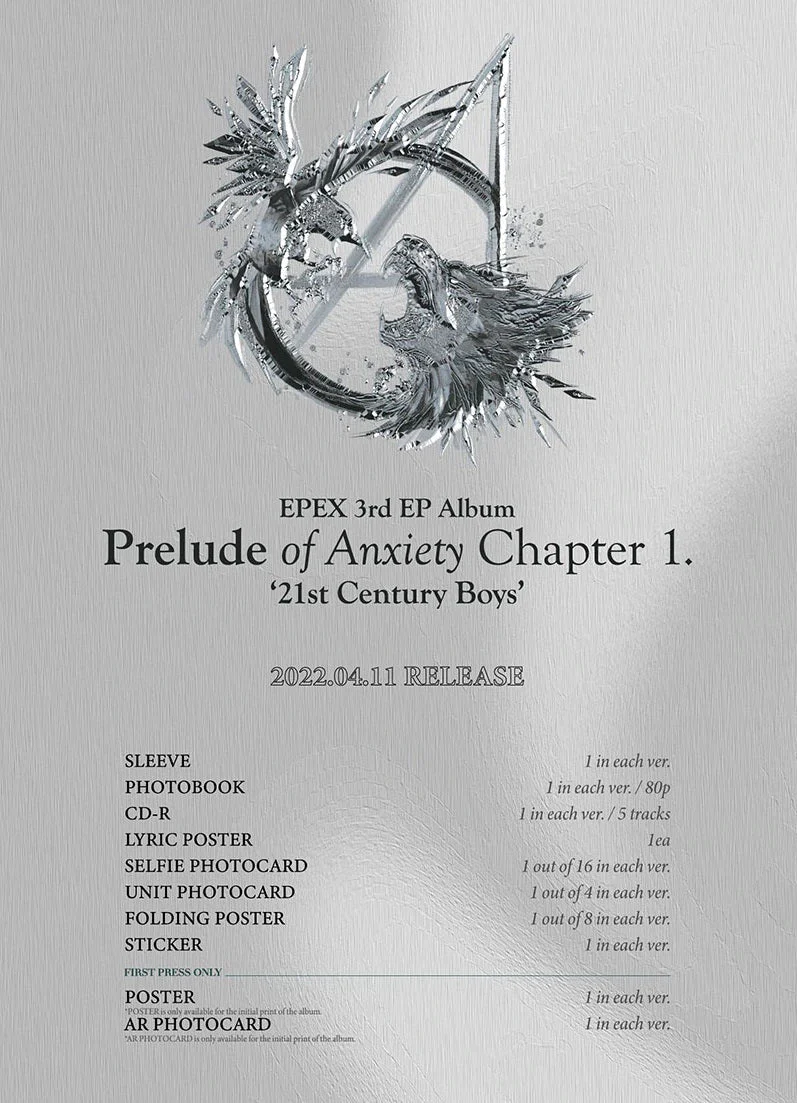 EPEX - 3rd EP [book of anxiety Chapter 1. 21st Century Boys] - Image 2