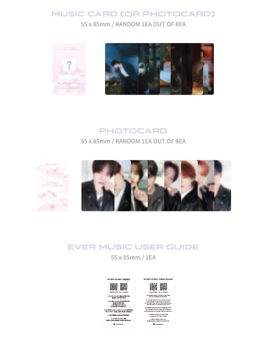 EPEX - YOUTH CHAPTER 1 : YOUTH DAYS (1ST ALBUM) EVER VER. - Image 3