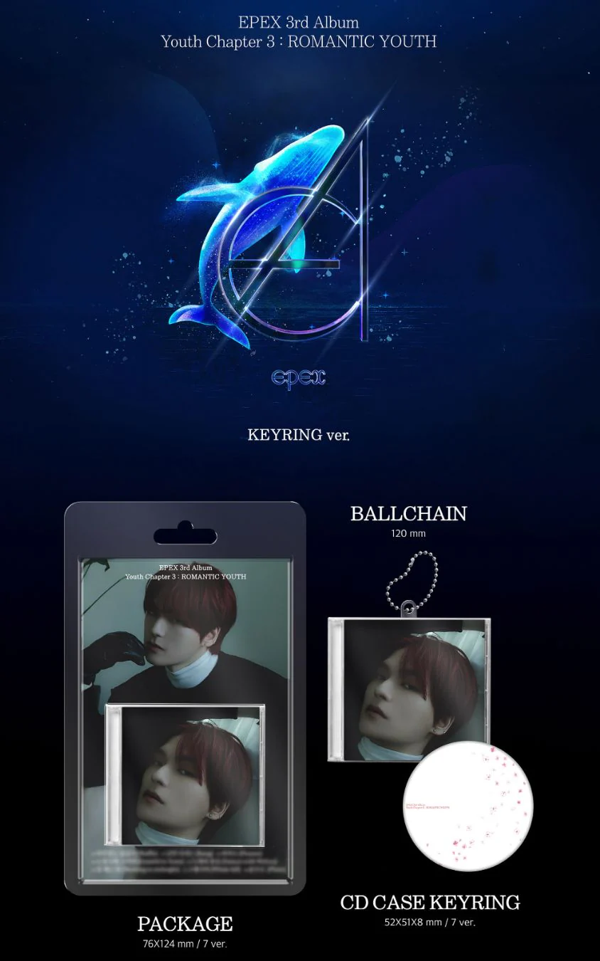EPEX - YOUTH CHAPTER 3 : ROMANTIC YOUTH (KEYRING VER.) - Image 2