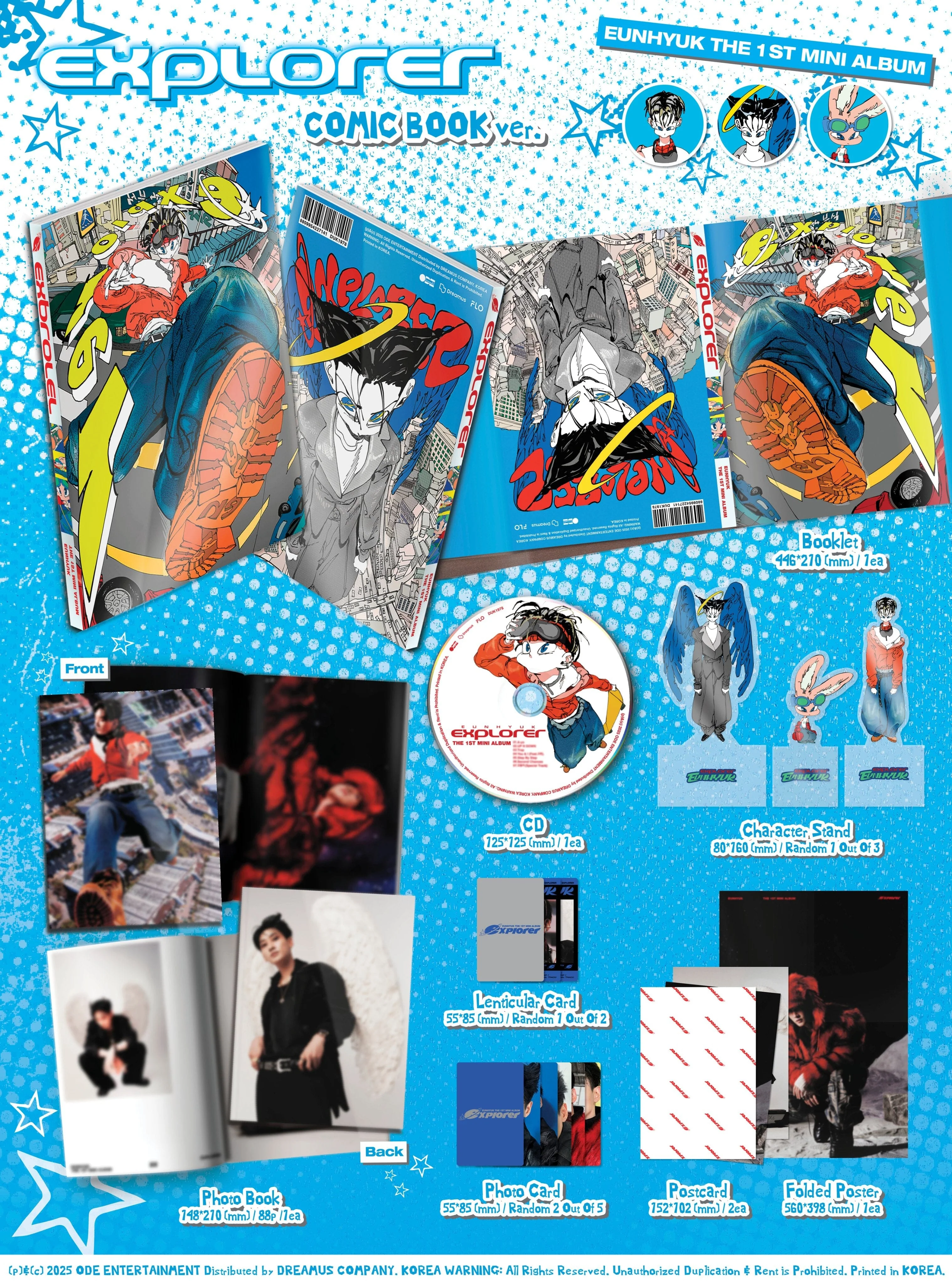 EUNHYUK (SUPER JUNIOR) - EXPLORER (COMIC BOOK VER.) - Image 2