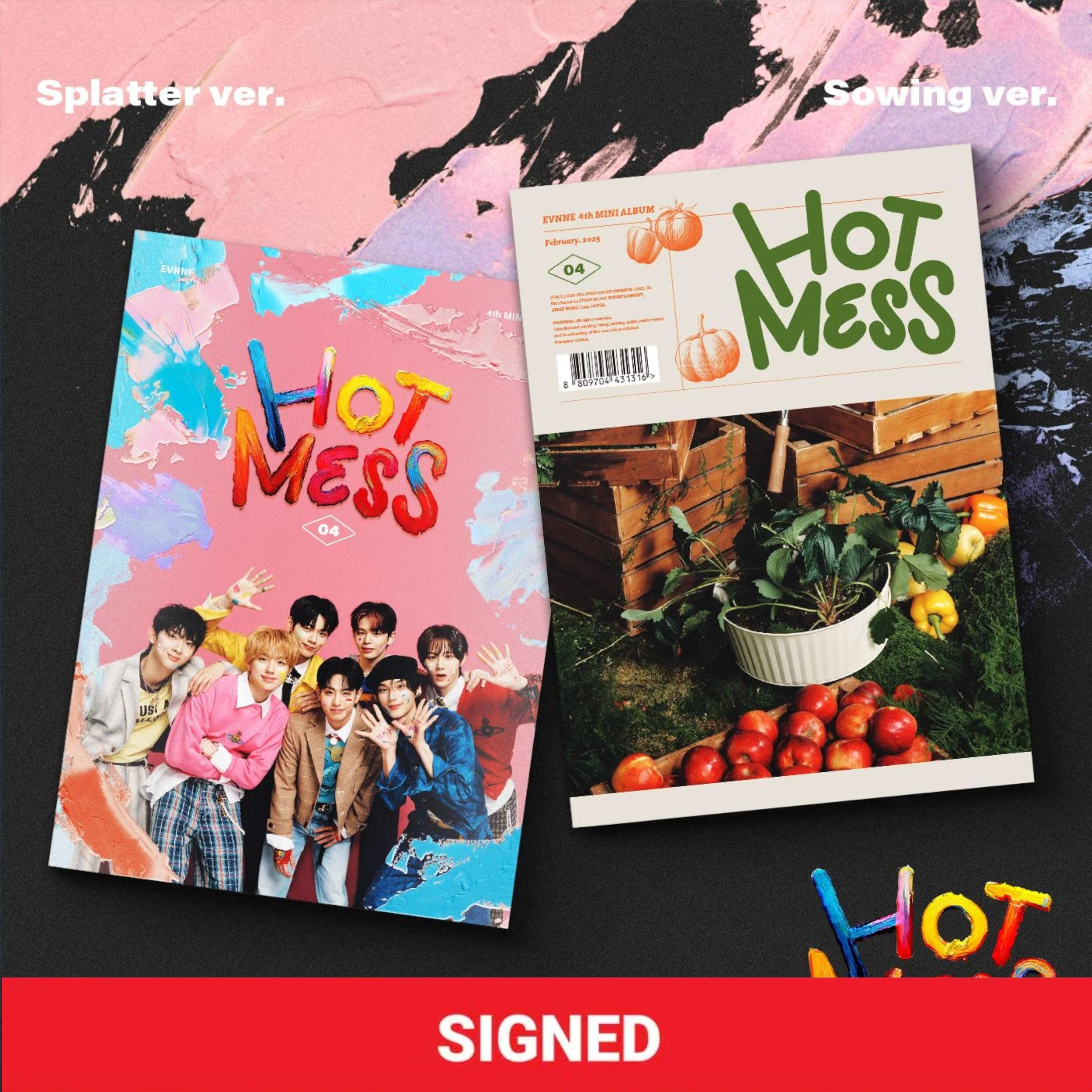 EVNNE - HOT MESS (SIGNED)