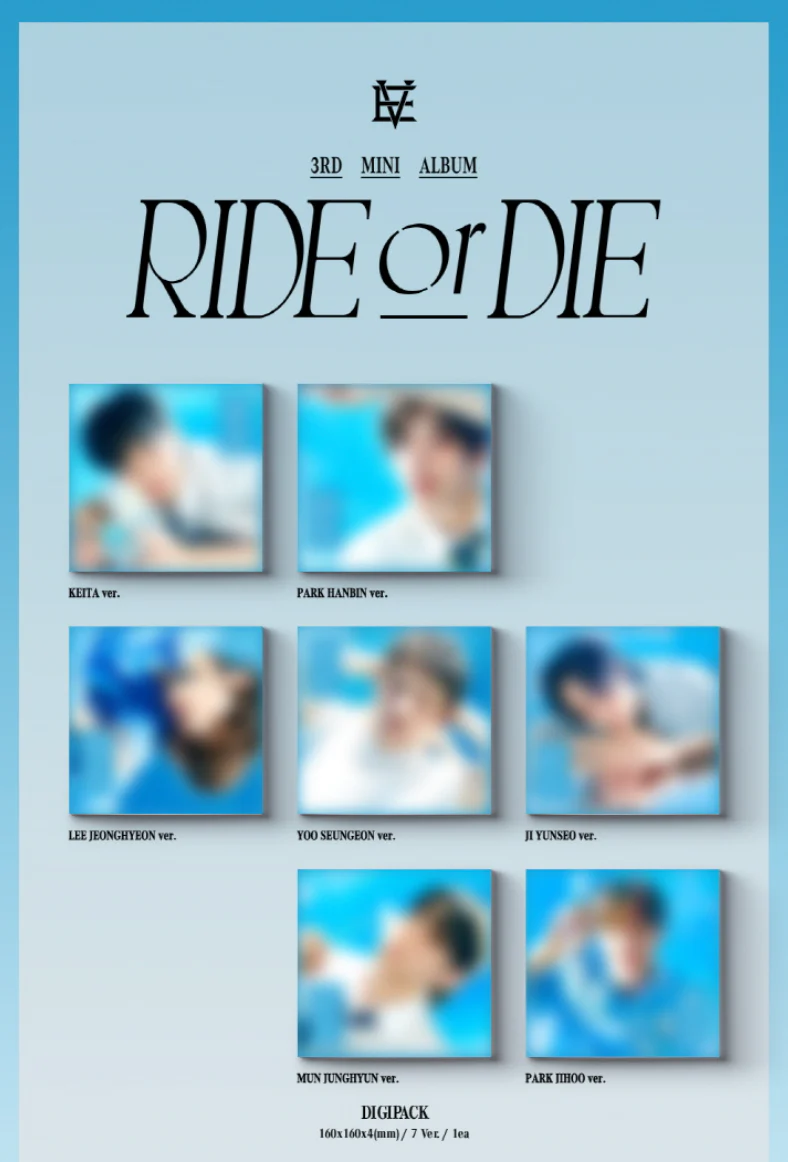 EVNNE - RIDE OR DIE (3RD MINI ALBUM) DIGIPACK VER. - Image 2