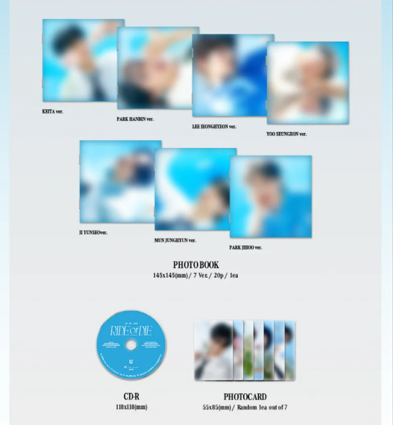 EVNNE - RIDE OR DIE (3RD MINI ALBUM) DIGIPACK VER. - Image 3